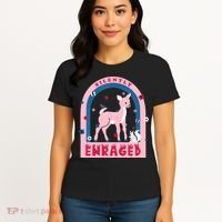 Silently Enraged Christmas Holidays Casual Women's T-Shirt thumb 4