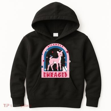 Silently Enraged Christmas Holidays Casual Kids Hoodie