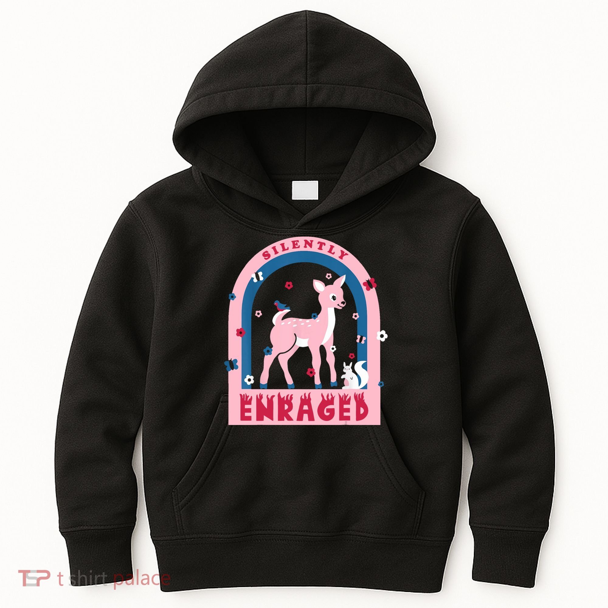 Silently Enraged Christmas Holidays Casual Kids Hoodie