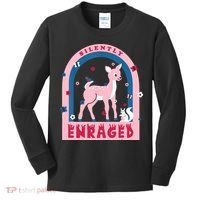 Silently Enraged Christmas Holidays Casual Kids Long Sleeve Shirt thumb 0