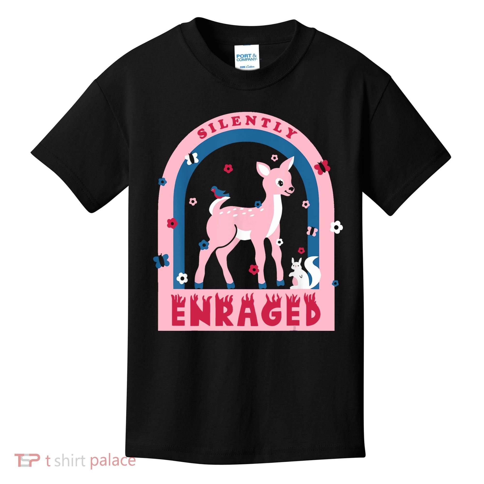 Silently Enraged Christmas Holidays Casual Kids T-Shirt