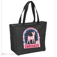Silently Enraged Christmas Holidays Casual Tote Bag thumb 2