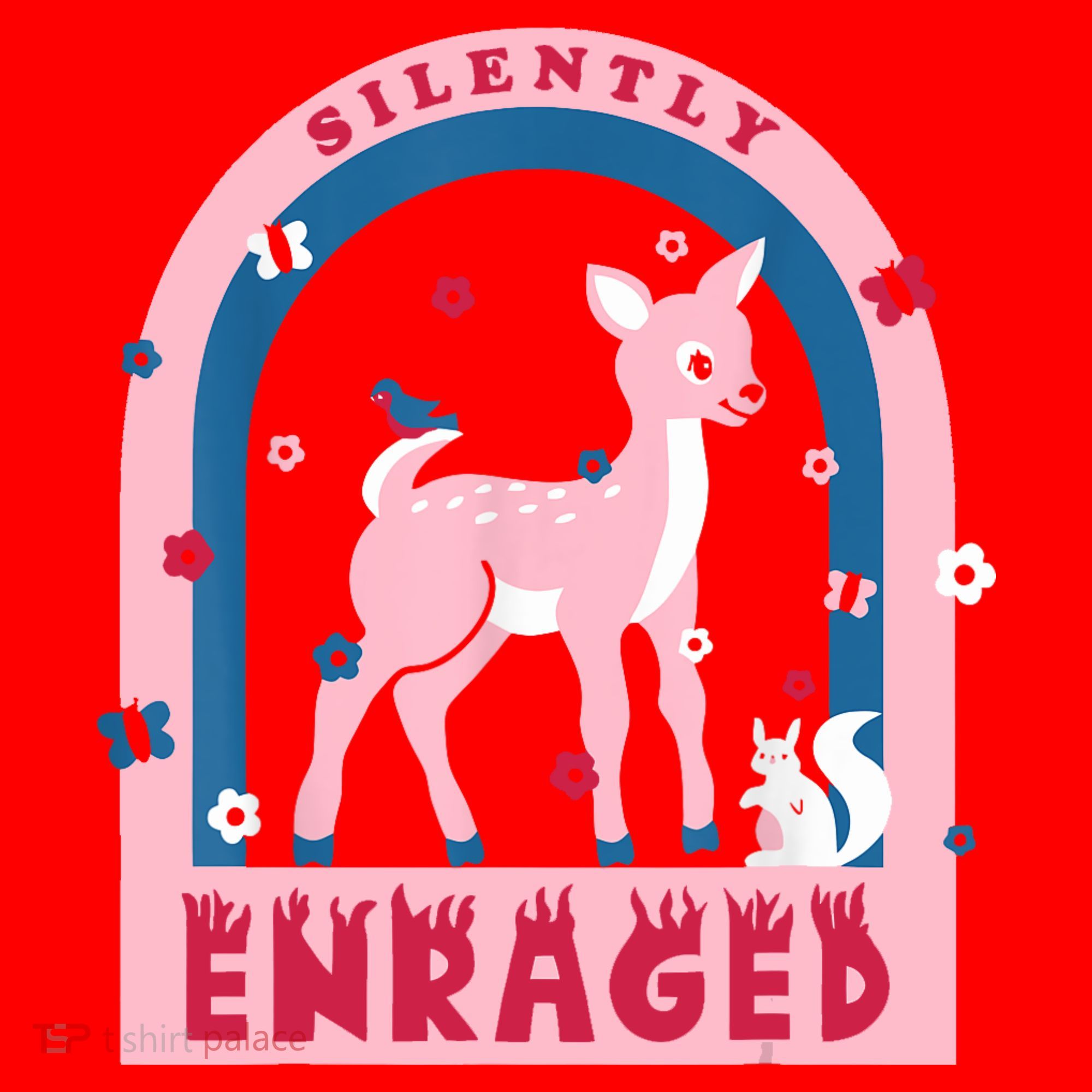 Silently Enraged Christmas Holidays Casual Santa Hat