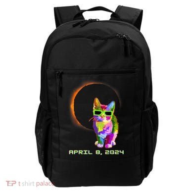 Solar Eclipse Cat Wearing Solar Eclipse Glasses Backpack