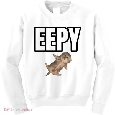 Sillystudio Eepy Cat Kids Sweatshirt