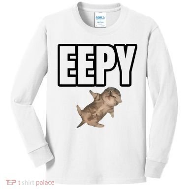 Sillystudio Eepy Cat Kids Long Sleeve Shirt