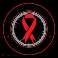 Support Educate Care Cure Hiv Aids Awareness Coaster thumb 2