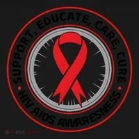 Support Educate Care Cure Hiv Aids Awareness Toddler Hoodie thumb 2