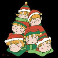 Sleepy Elves Cute Christmas Holiday Coffee Mug thumb 5