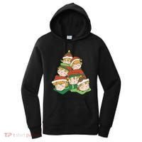 Sleepy Elves Cute Christmas Holiday Women's Hoodie thumb 0