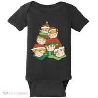 Sleepy Elves Cute Christmas Holiday Baby Bodysuit thumb 0