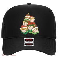 Sleepy Elves Cute Christmas Holiday Hat thumb 0