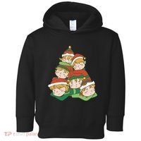 Sleepy Elves Cute Christmas Holiday Toddler Hoodie thumb 0