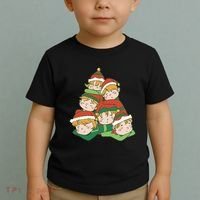 Sleepy Elves Cute Christmas Holiday Toddler T-Shirt thumb 2