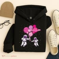 Space Exploration Cosmonaut SpaceMan Alien Spaceship Hoodie thumb 4