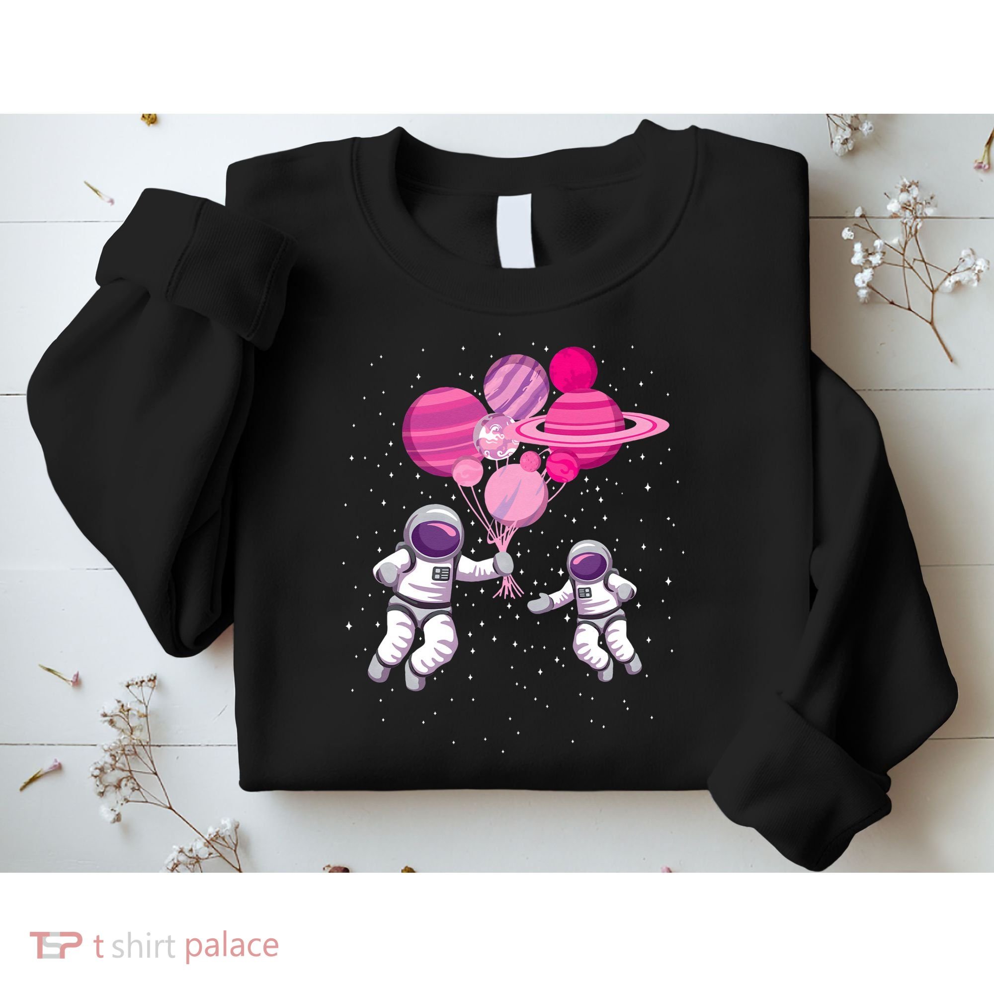 Space Exploration Cosmonaut SpaceMan Alien Spaceship Sweatshirt