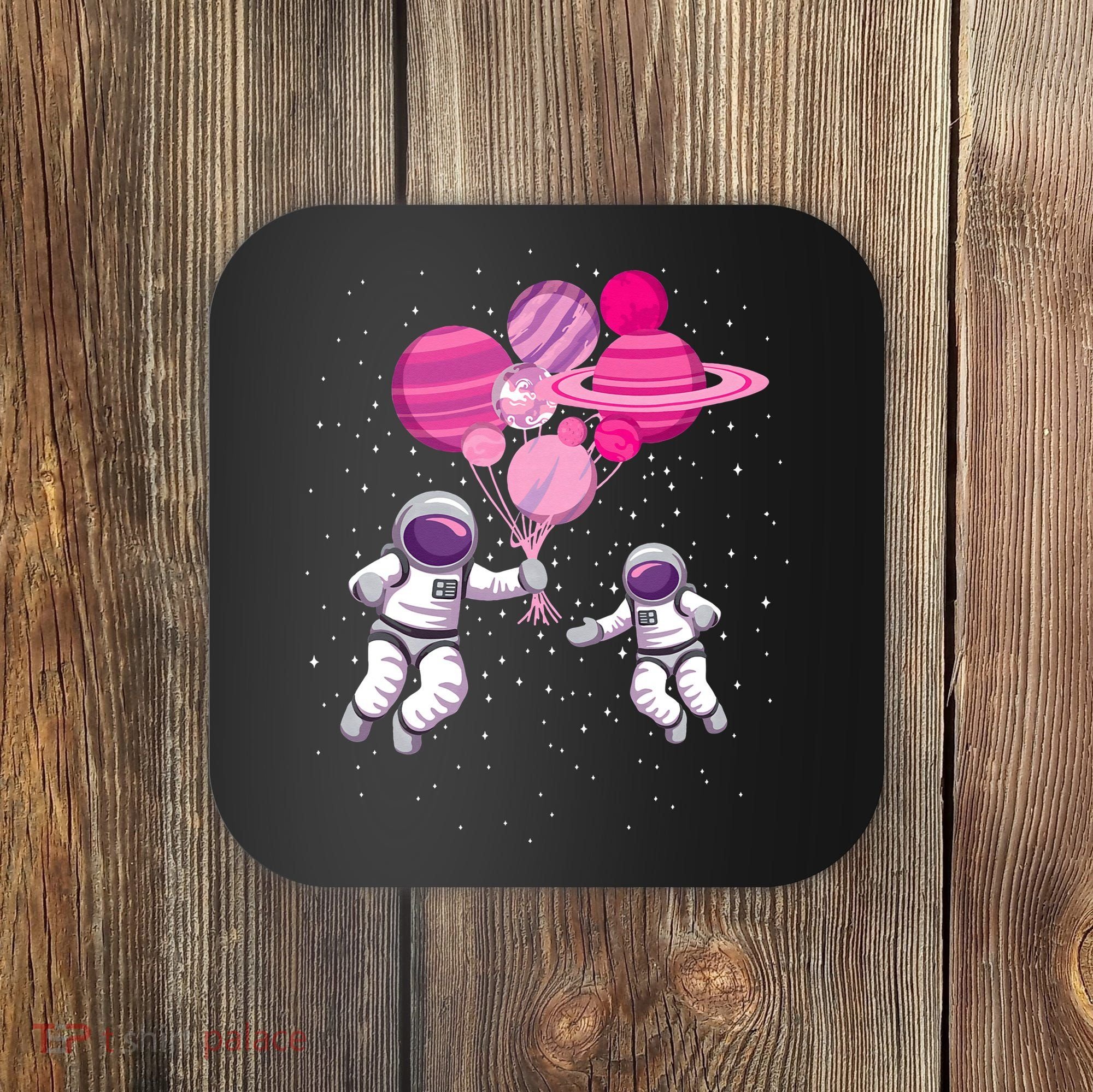Space Exploration Cosmonaut SpaceMan Alien Spaceship Coaster
