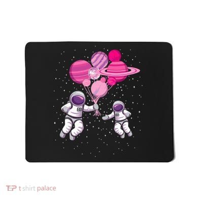 Space Exploration Cosmonaut SpaceMan Alien Spaceship Mousepad