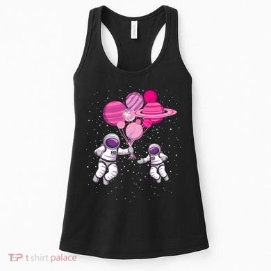 Space Exploration Cosmonaut SpaceMan Alien Spaceship Women's Tank Top