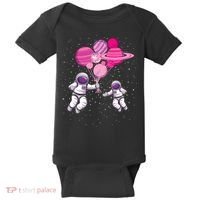 Space Exploration Cosmonaut SpaceMan Alien Spaceship Baby Bodysuit thumb 0