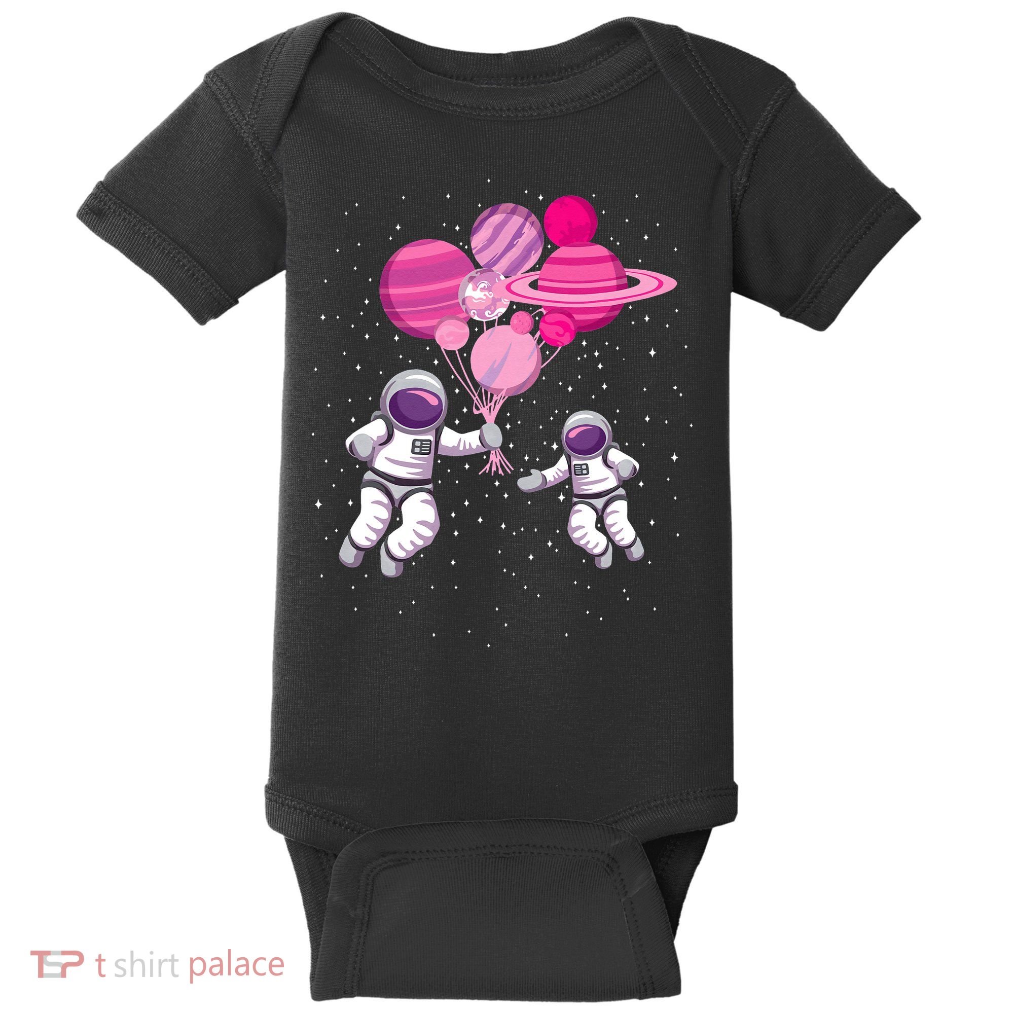Space Exploration Cosmonaut SpaceMan Alien Spaceship Baby Bodysuit
