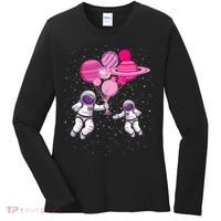 Space Exploration Cosmonaut SpaceMan Alien Spaceship Women's Long Sleeve Shirt thumb 0