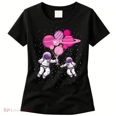 Space Exploration Cosmonaut SpaceMan Alien Spaceship Women's T-Shirt