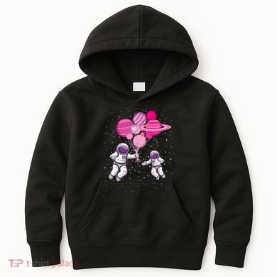 Space Exploration Cosmonaut SpaceMan Alien Spaceship Kids Hoodie