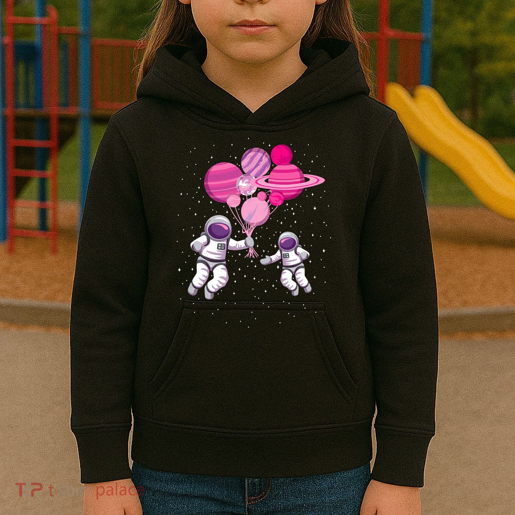 Space Exploration Cosmonaut SpaceMan Alien Spaceship Kids Hoodie
