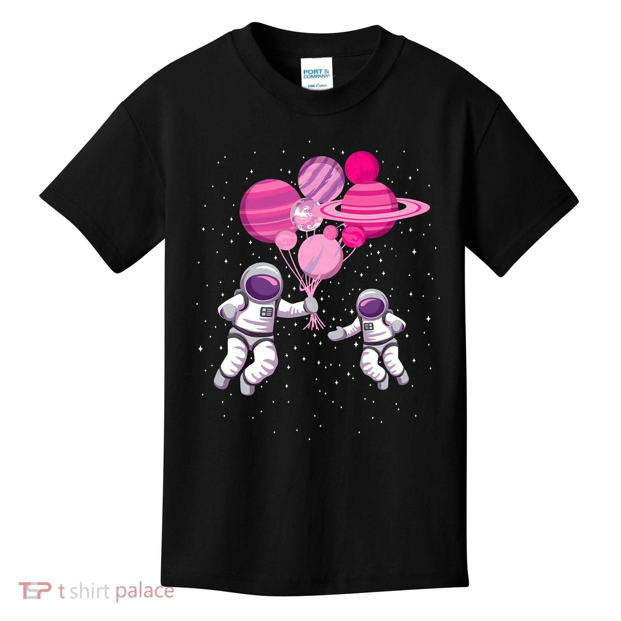 Space Exploration Cosmonaut SpaceMan Alien Spaceship Kids T-Shirt
