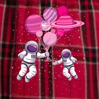 Space Exploration Cosmonaut SpaceMan Alien Spaceship Men's Flannel Plaid Pajama Pants