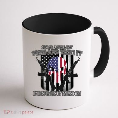 Second Amendment Come & Take It In Defense Of Freedom Coffee Mug back