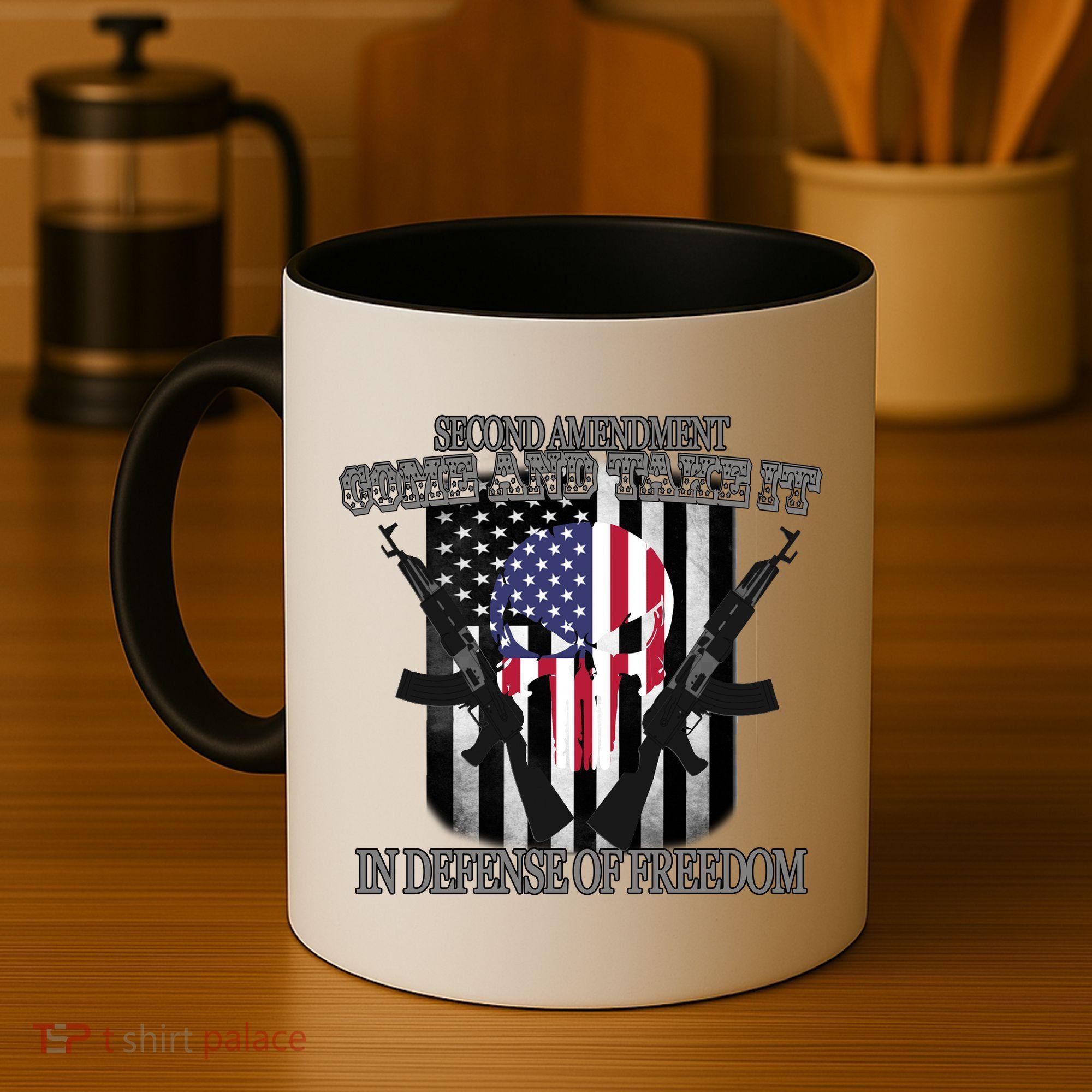 Second Amendment Come & Take It In Defense Of Freedom Coffee Mug