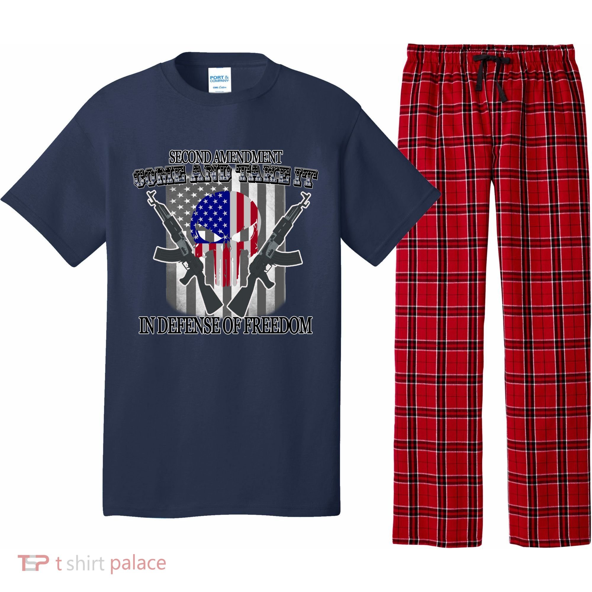 Second Amendment Come & Take It In Defense Of Freedom Pajama Set