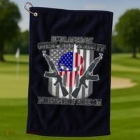 Second Amendment Come & Take It In Defense Of Freedom Golf Towel thumb 1