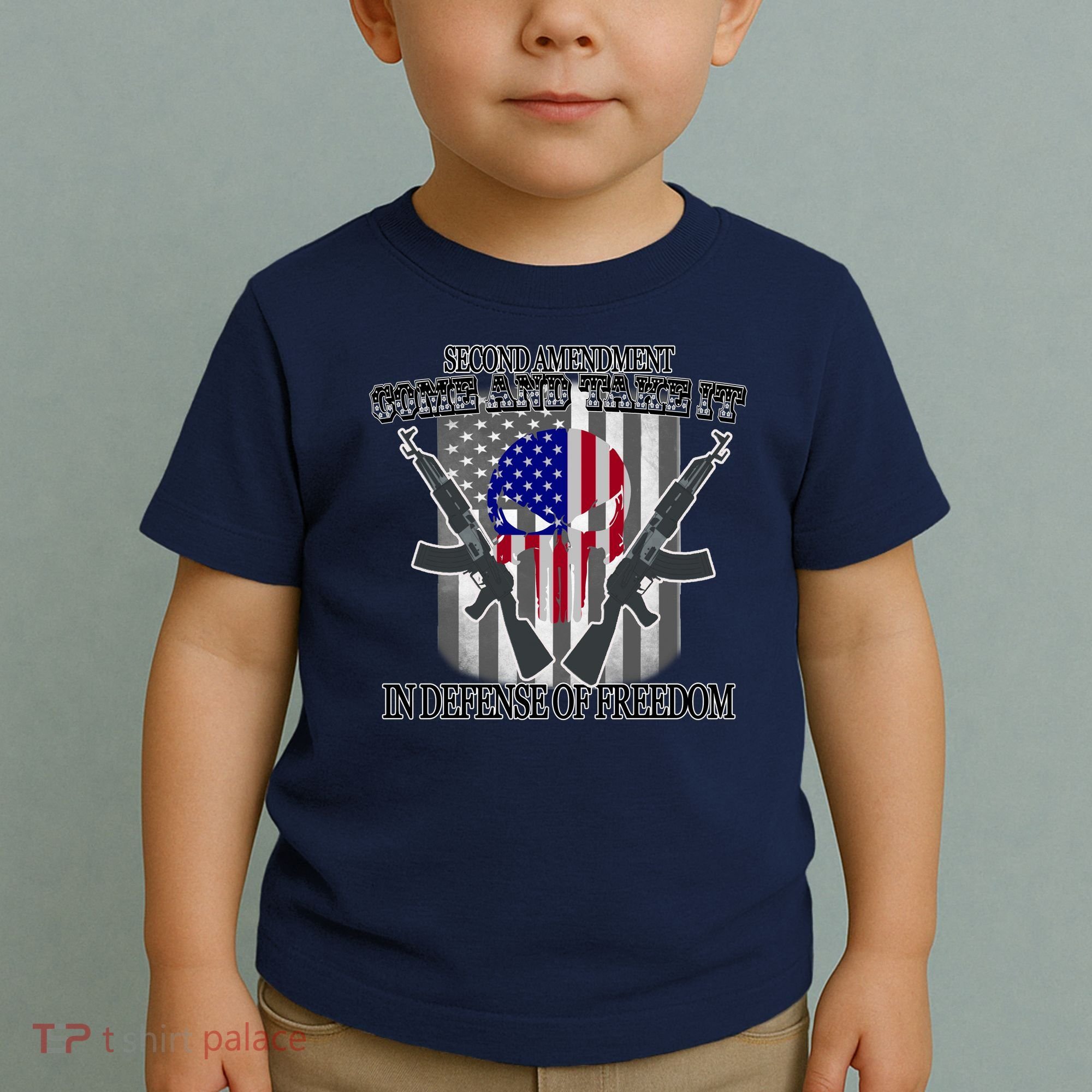 Second Amendment Come & Take It In Defense Of Freedom Toddler T-Shirt