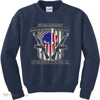 Second Amendment Come & Take It In Defense Of Freedom Kids Sweatshirt