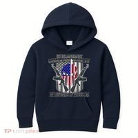 Second Amendment Come & Take It In Defense Of Freedom Kids Hoodie thumb 0