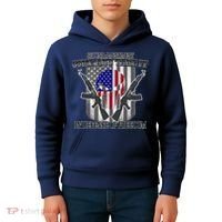Second Amendment Come & Take It In Defense Of Freedom Kids Hoodie thumb 4
