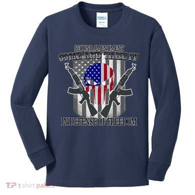 Second Amendment Come & Take It In Defense Of Freedom Kids Long Sleeve Shirt