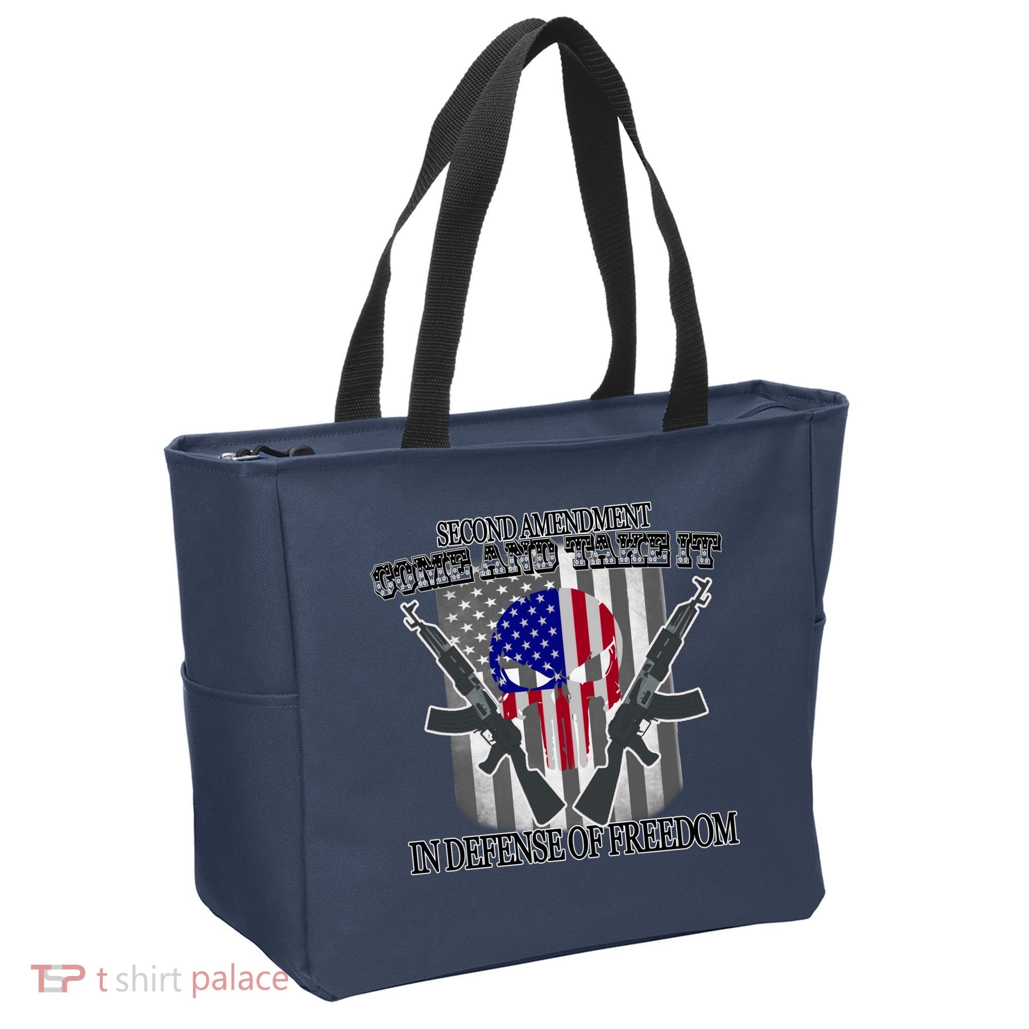 Second Amendment Come & Take It In Defense Of Freedom Tote Bag