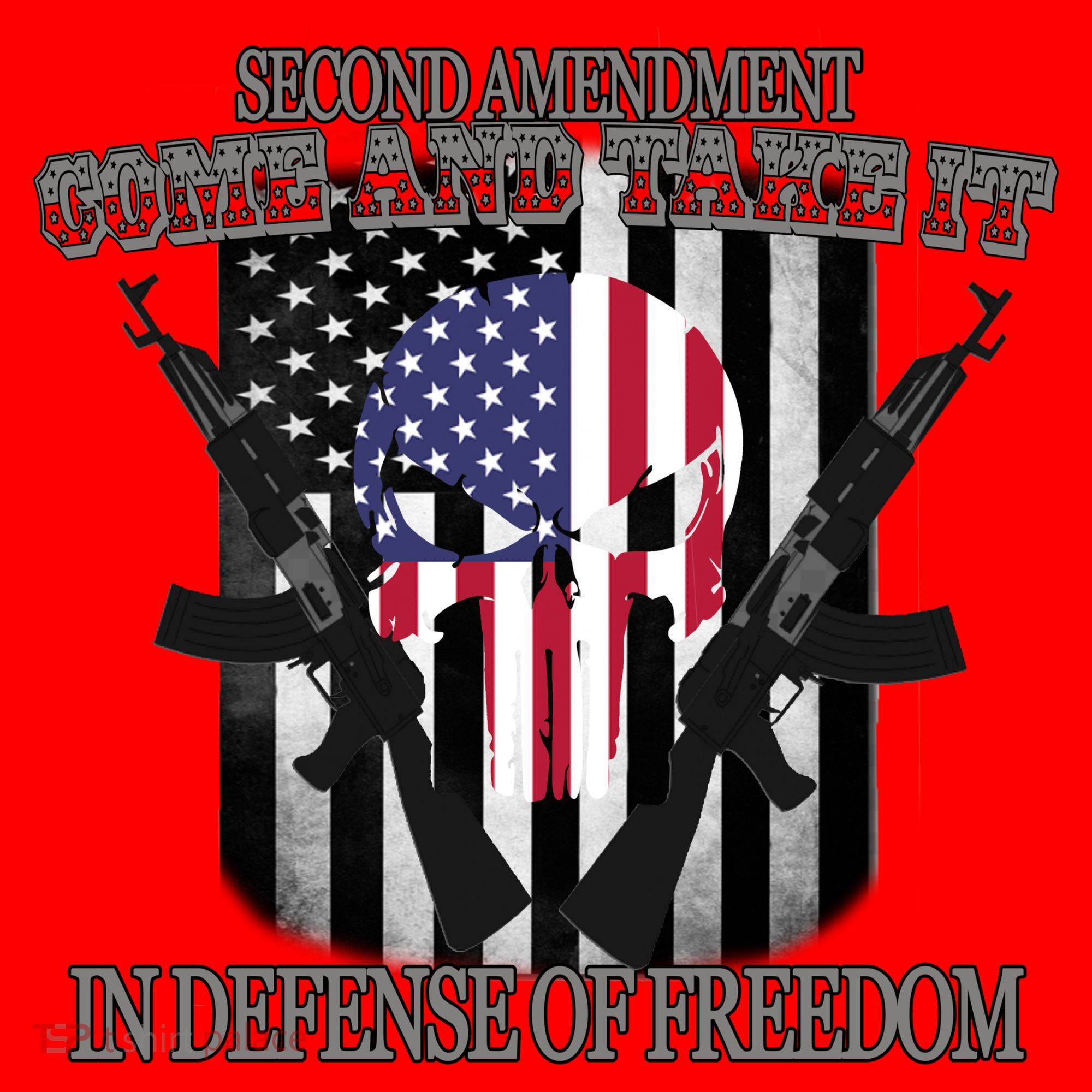 Second Amendment Come & Take It In Defense Of Freedom Santa Hat