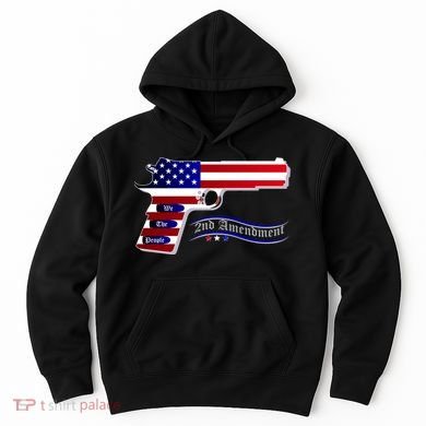 Second Amendment Support Hand Gun Hoodie