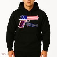 Second Amendment Support Hand Gun Hoodie thumb 2
