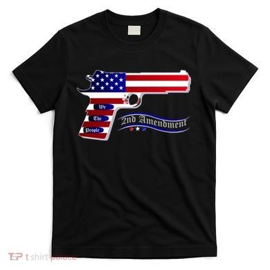 Second Amendment Support Hand Gun T-Shirt