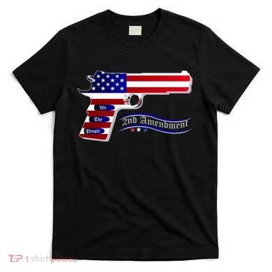 Second Amendment Support Hand Gun T-Shirt