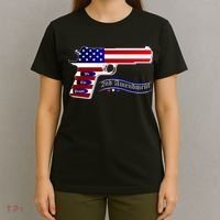 Second Amendment Support Hand Gun T-Shirt thumb 4