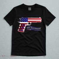 Second Amendment Support Hand Gun T-Shirt thumb 5