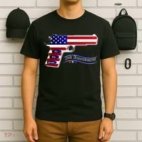 Second Amendment Support Hand Gun T-Shirt thumb 6