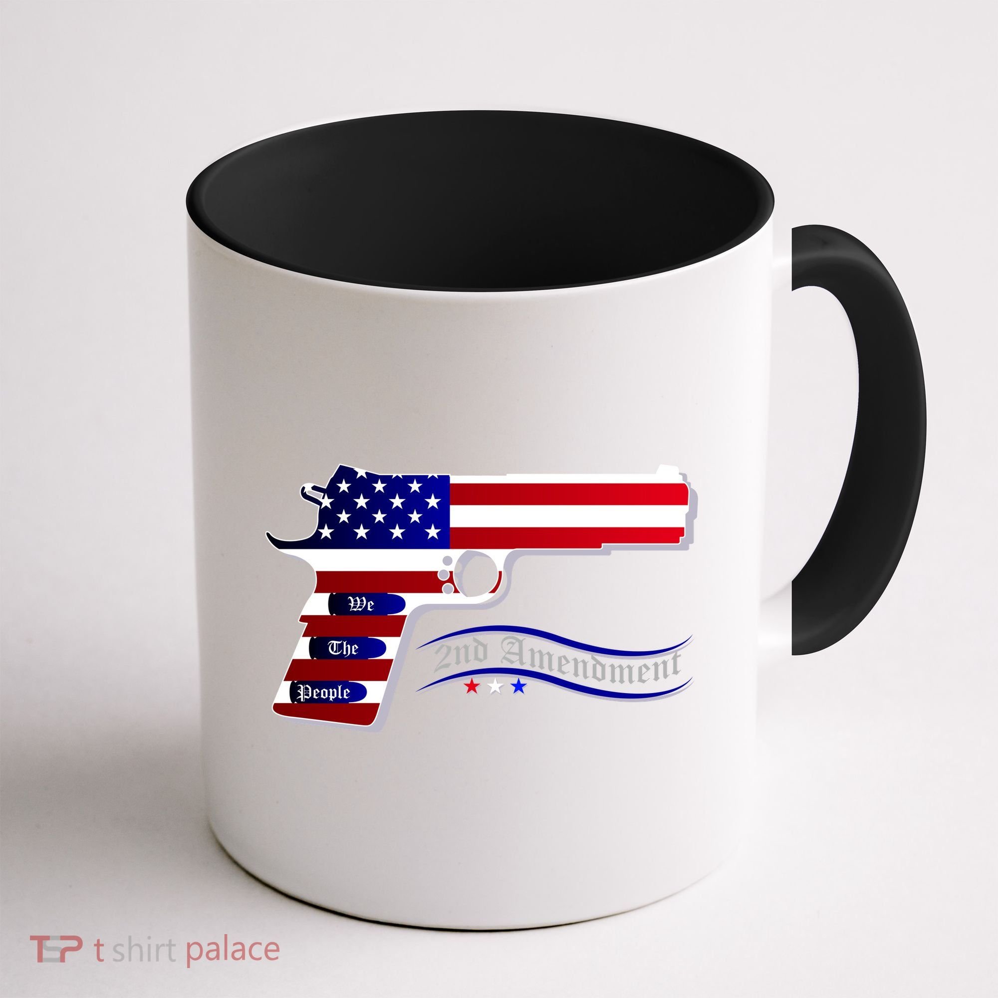 Second Amendment Support Hand Gun Coffee Mug
